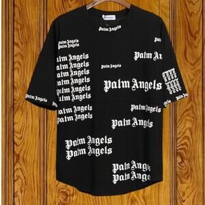 Palm Angels Black Short Sleeve T-Shirt